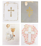 Religious Gift Bag - Cross, glitter accents, assort 4 styles