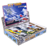 7" F-16 Diecast Jet 6Pc/Display