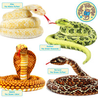 Bernard The Brown Python| 9.5 Foot Long Stuffed Animal Plush