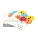 20-Count Birthday Lunch Napkins, Smiley Balloons