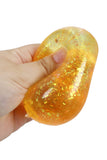 Tear Drop Glittery  Squishy w/ Stand