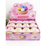 Mini Glittered Maltose Dumpling Squishy with Steamer
