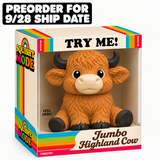 Squishy Mode Jumbo Highland Cow Sensory Toys