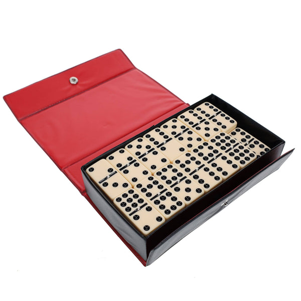 Double Nine Dominoes With Spinners - Thick Size