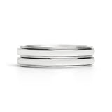 Highly Polished Stainless Steel Grooved Spinner Center Ring
