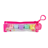MushyKinz Squishy Pocket Palz 5-Pack Keychain in Display