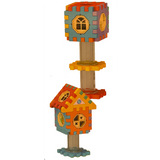 Pipeline Rolling Ball Building Blocks Marble Drop Set 125 Pc