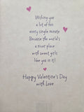 Valentine's Day Granddaughter Card
