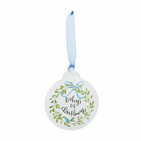 Baby's 1st Christmas Ornament - Blue