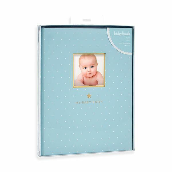 Blue Sweet Welcome Baby Book