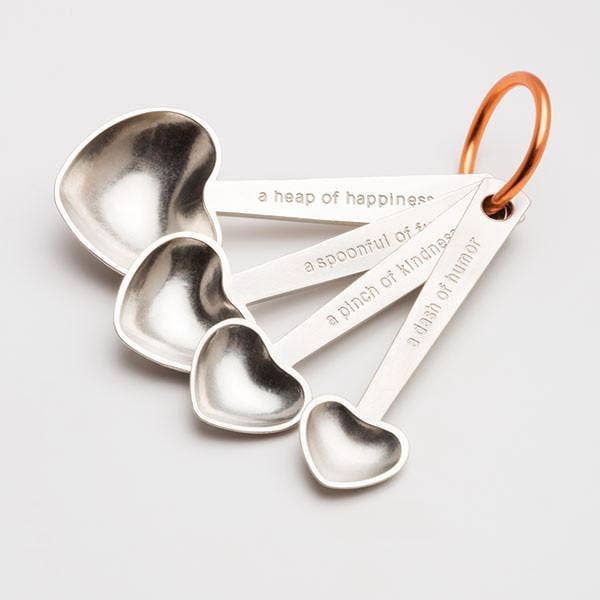 Quotes Measuring Spoons Pewter Handmade