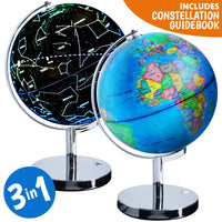3 in 1 Light-Up Globe, Constellation, and Geography