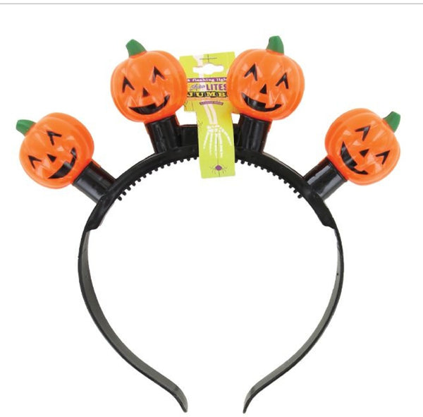  Lotsa Lites Jumbo Pumpkin Flashing Headband