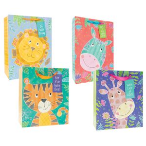 Medium Gift Bags - Wild Animals