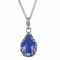 Blue Egg Pendant Necklace