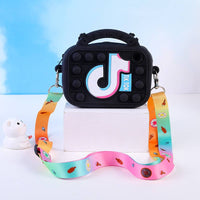 Tik Tok Pop It Purse Bag - Black