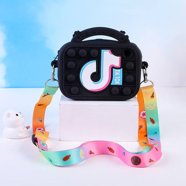 Chic Tik Tok Printed Typo Coin Purse For Girls Fashionable PU Satchel  Handbag With Crossbody Strap In Candy Colors For Summer From Hao_shops,  $10.46 | DHgate.Com