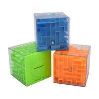 A-Maze Cube Puzzle & Money Bank