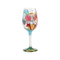 Lolita March Birthday Wine Glass