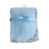 Baby Blanket and Neck Support Pillow - Blue