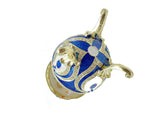 Blue Musical Carousel with Royal Horses