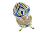 Blue Musical Carousel with Royal Horses