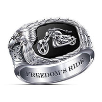 Free Ride Men's Motorcycle Rings