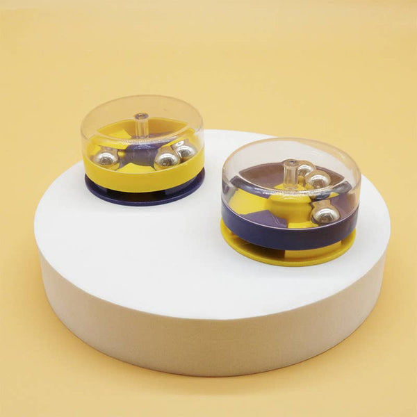 Decompression Bead Plate Toys Fidget - Yellow
