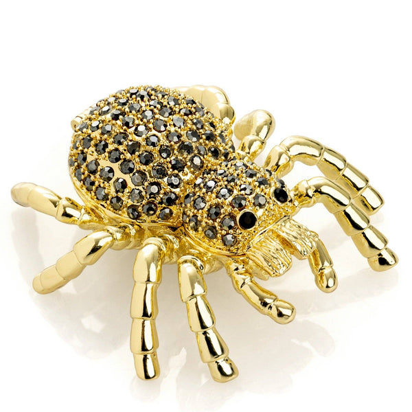 Gold & Black Tarantula Spider