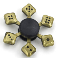 Bronze Dice Spinner ant-istress adult children's toy