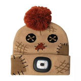 Night Scope LED Halloween Pom Hats