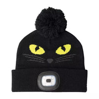 Night Scope LED Halloween Pom Hats