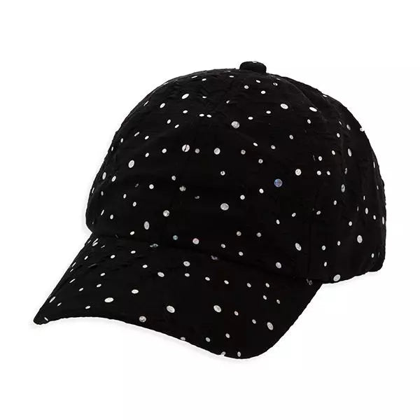 Glitter Cap - Black