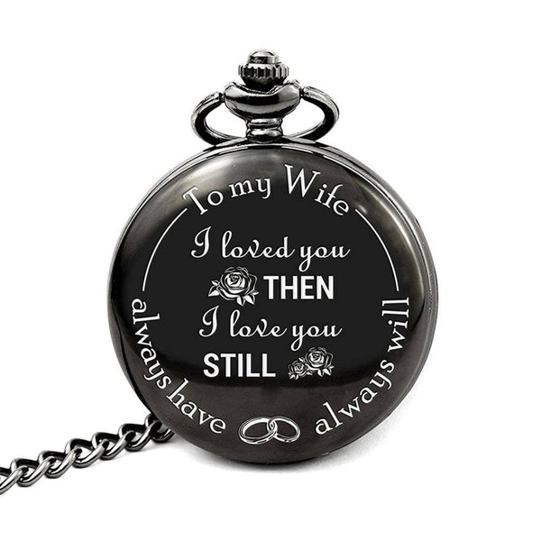 To My Wife Gift Pocket Watch
