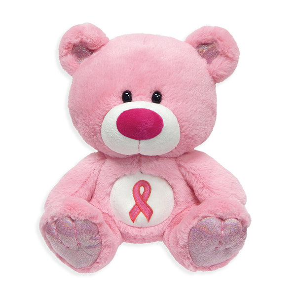 Pink Ribbon Plush Bear