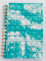 Pop It Notebook 50 Pages Teal/Marble
