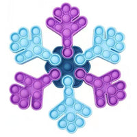 Pop It Fidget Toy Frozen Puzzle Snowflake
