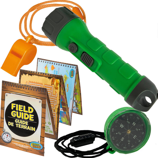 Outdoor Explorer Flash-Light & Compass Kit