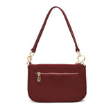 Montana West Retro Classic Clutch - Burgundy