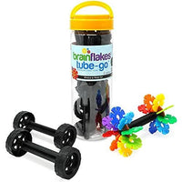 Brain Flakes Tube-Go - Wheels & Axles | Construction Toy