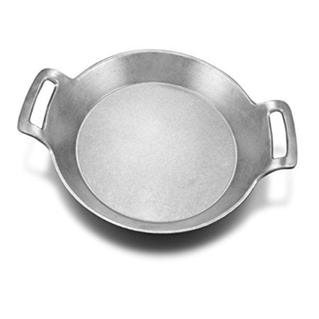 Gourmet Grillware Large Paella Cooking and Serving Pan, 16.5-Inch
