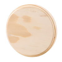 Wood Plaque - Round - 5 Inches