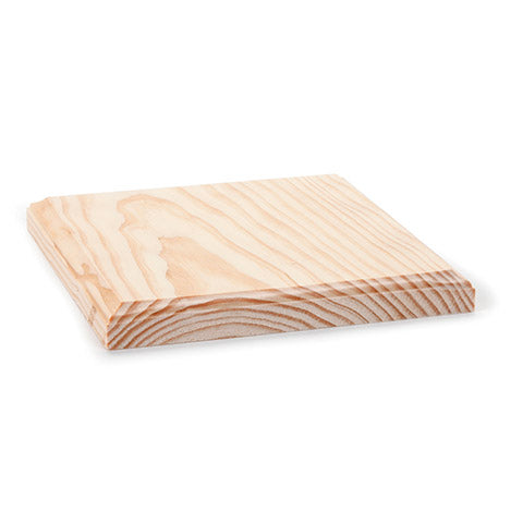 Wood Plaque - Pine - Square - 7 Inches
