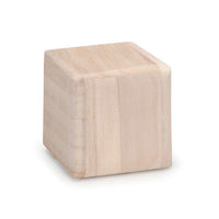 Wooden Block - Medium - 1.97 X 1.97 X 1.97 Inches