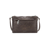 Montana West Buckle Collection Clutch/Crossbody - Coffee