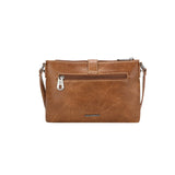 Montana West Buckle Collection Clutch/Crossbody - Brown