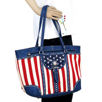 Montana West American Pride Collection Wide Tote