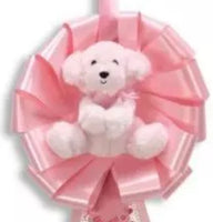 Girl - Puppy Birth Announcement Ribbon