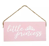 Hanging Wood Sign - Little Princess