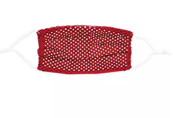 Face Mask with Adjustable Strap Red